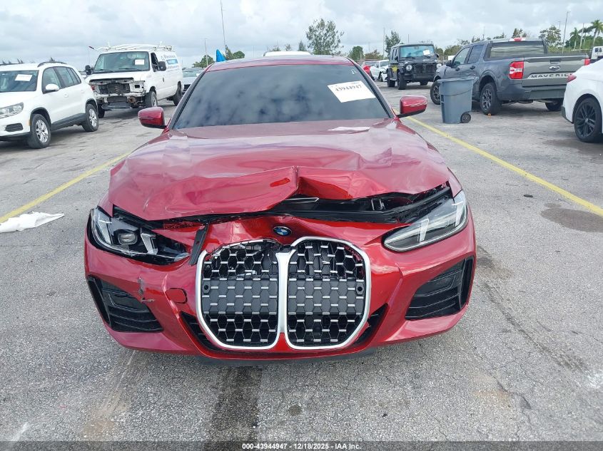 2026 BMW 430I VIN: WBA43DA0XTCW62991 Lot: 43944947