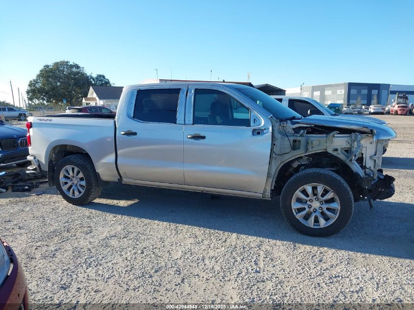 2021 Chevrolet Silverado 1500 4Wd Short Bed Custom VIN: 3GCPYBEK7MG323492 Lot: 43944948