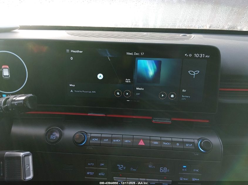 2025 Hyundai Kona Electric N Line VIN: KM8HA3A68SU025871 Lot: 43944950
