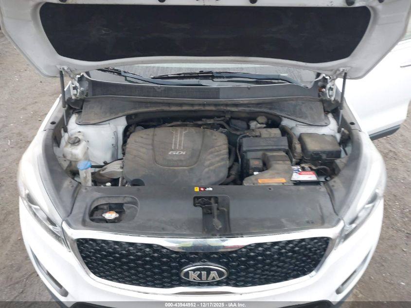 2017 Kia Sorento 3.3L Ex VIN: 5XYPH4A53HG257281 Lot: 43944952