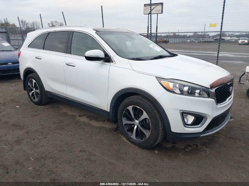 2017 Kia Sorento 3.3L Ex VIN: 5XYPH4A53HG257281 Lot: 43944952