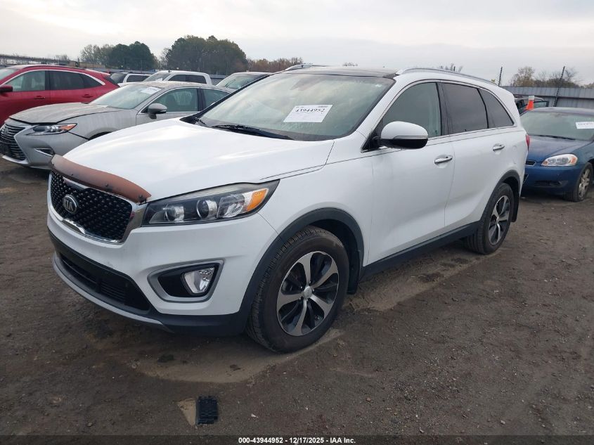 2017 Kia Sorento 3.3L Ex VIN: 5XYPH4A53HG257281 Lot: 43944952