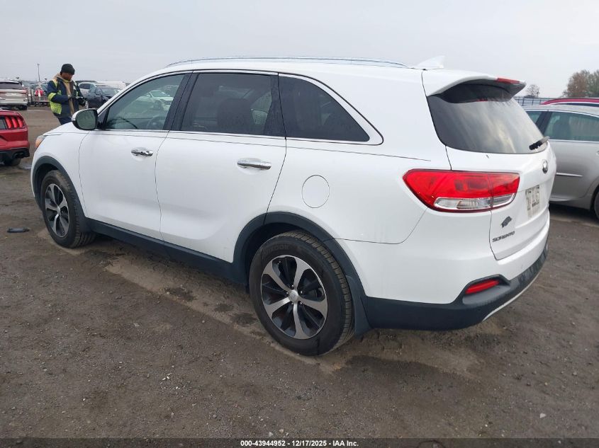 2017 Kia Sorento 3.3L Ex VIN: 5XYPH4A53HG257281 Lot: 43944952