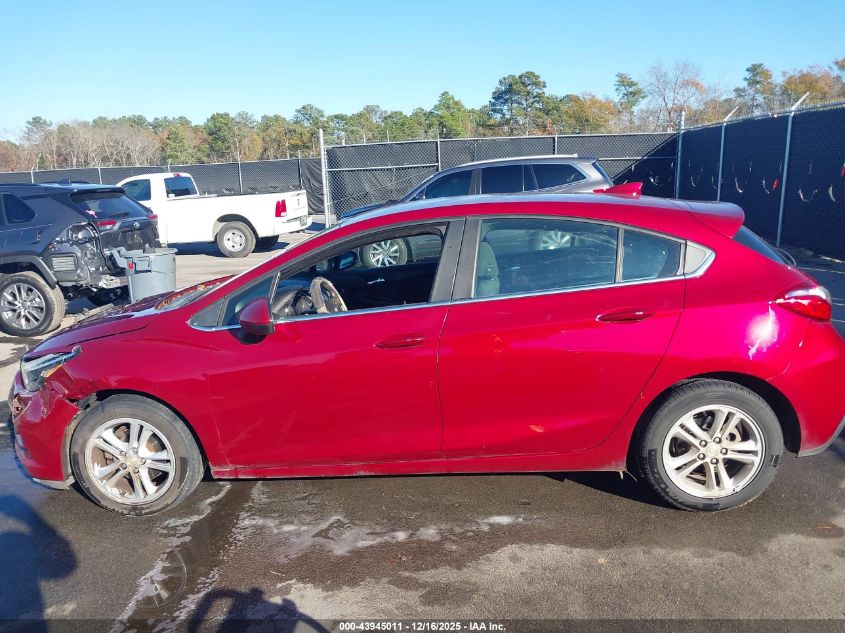 2017 Chevrolet Cruze Lt Auto VIN: 3G1BE6SM9HS554521 Lot: 43945011