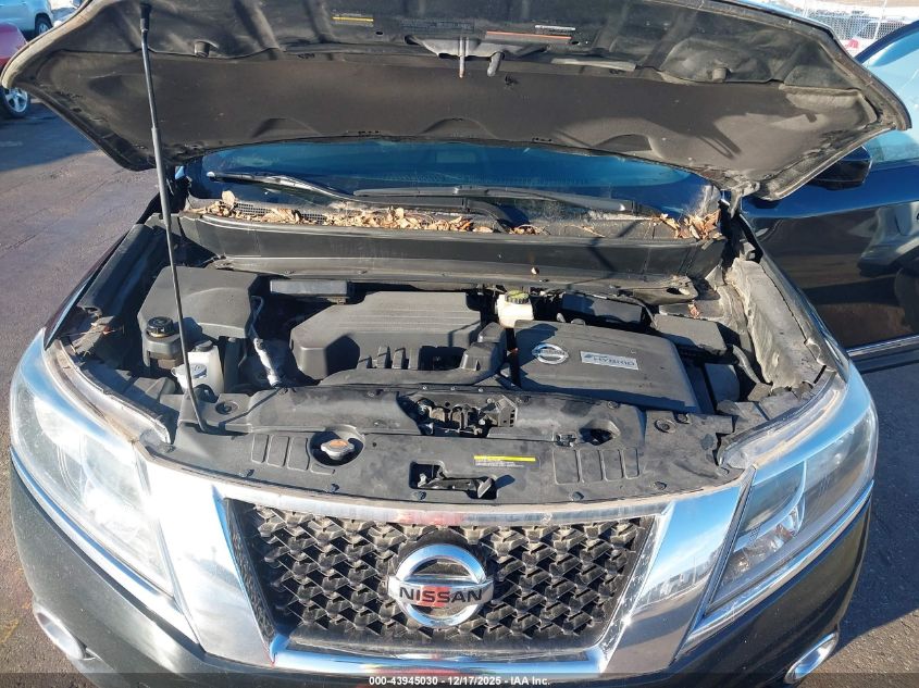 2014 Nissan Pathfinder Hybrid Platinum VIN: 5N1CR2MM6EC648259 Lot: 43945030