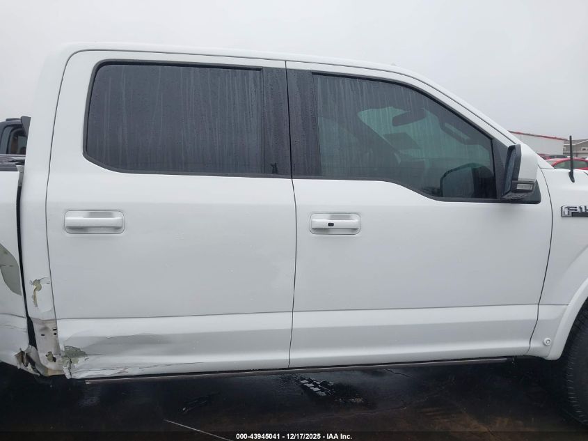 2018 Ford F-150 Lariat VIN: 1FTEW1EG5JFA74352 Lot: 43945041