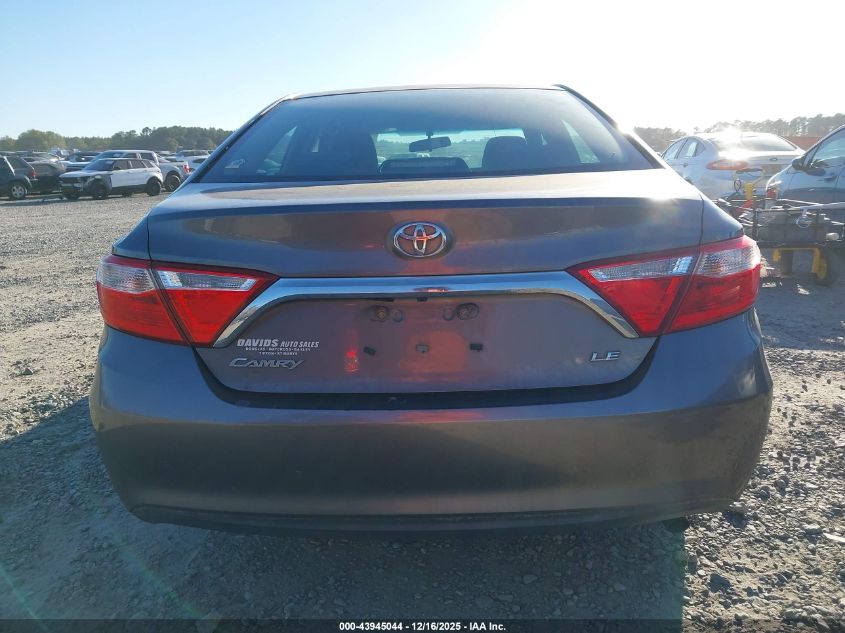 2016 Toyota Camry Le VIN: 4T4BF1FK7GR575786 Lot: 43945044