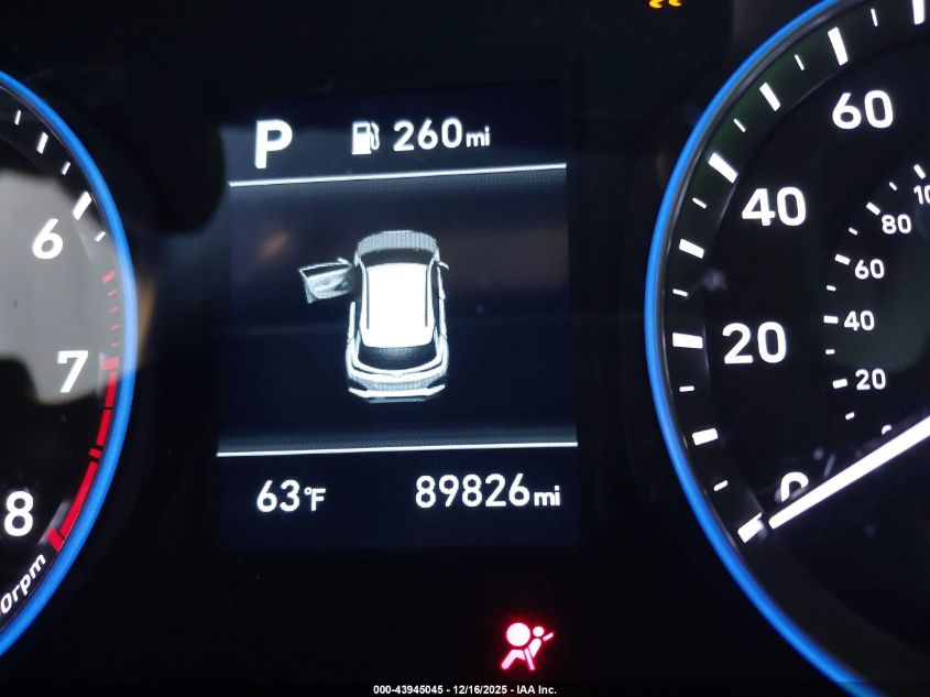 2020 Hyundai Kona Sel VIN: KM8K22AA1LU440727 Lot: 43945045