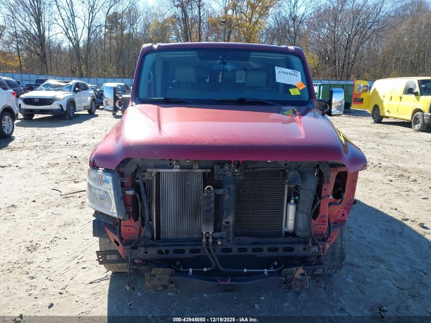 2017 Nissan Nv Passenger Nv3500 Hd Sl V8 VIN: 5BZAF0AA7HN851754 Lot: 43945050