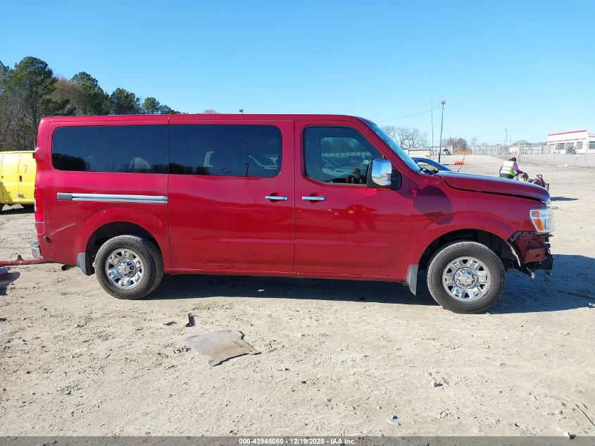 2017 Nissan Nv Passenger Nv3500 Hd Sl V8 VIN: 5BZAF0AA7HN851754 Lot: 43945050