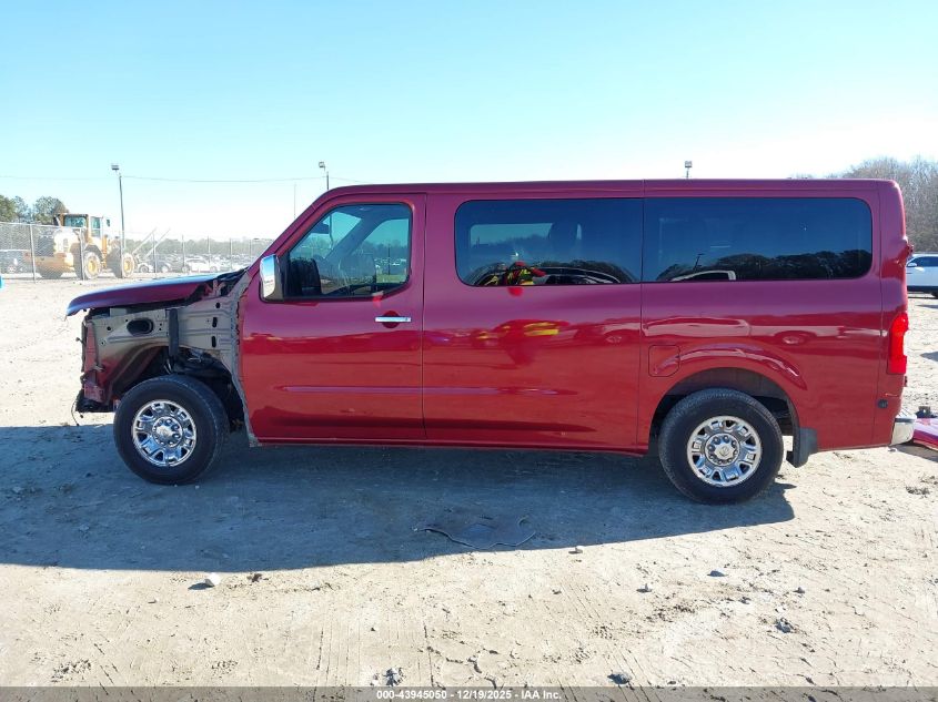 2017 Nissan Nv Passenger Nv3500 Hd Sl V8 VIN: 5BZAF0AA7HN851754 Lot: 43945050