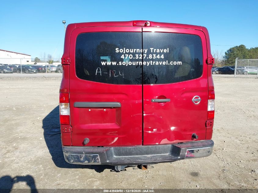 2017 Nissan Nv Passenger Nv3500 Hd Sl V8 VIN: 5BZAF0AA7HN851754 Lot: 43945050