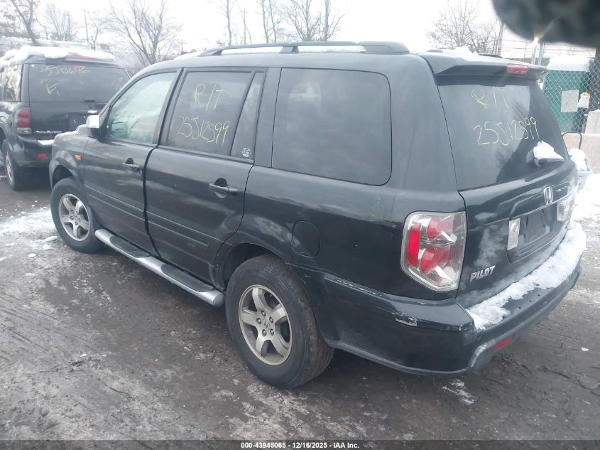 2008 Honda Pilot Ex-L VIN: 5FNYF18598B007856 Lot: 43945065