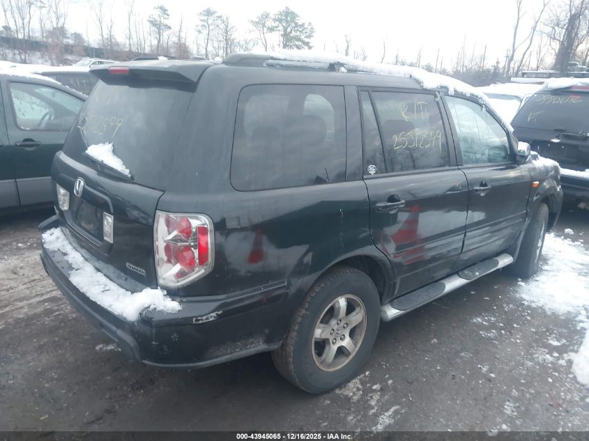 2008 Honda Pilot Ex-L VIN: 5FNYF18598B007856 Lot: 43945065