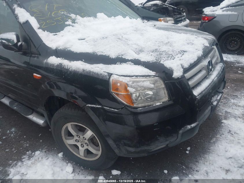 2008 Honda Pilot Ex-L VIN: 5FNYF18598B007856 Lot: 43945065