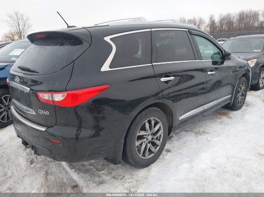 2014 Infiniti Qx60 VIN: 5N1AL0MMXEC525268 Lot: 43945070