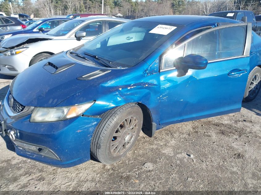 2014 Honda Civic Lx VIN: 19XFB2F54EE026425 Lot: 43945073