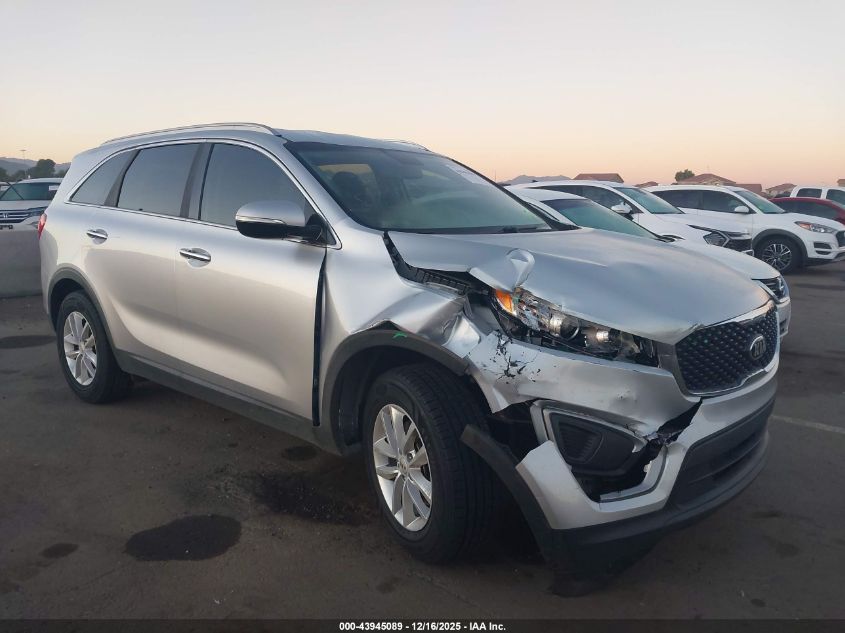 2018 Kia Sorento 2.4L Lx VIN: 5XYPG4A32JG347125 Lot: 43945089