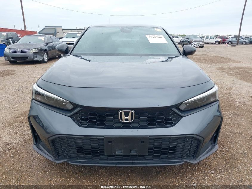 2025 Honda Civic Sport VIN: 2HGFE2F5XSH541521 Lot: 43945105