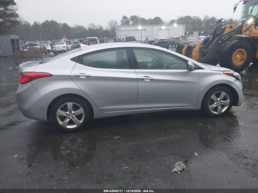 2012 Hyundai Elantra Gls VIN: 5NPDH4AE8CH089836 Lot: 43945117