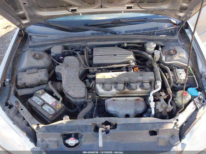 2005 Honda Civic Ex VIN: 2HGES25775H555985 Lot: 43945136