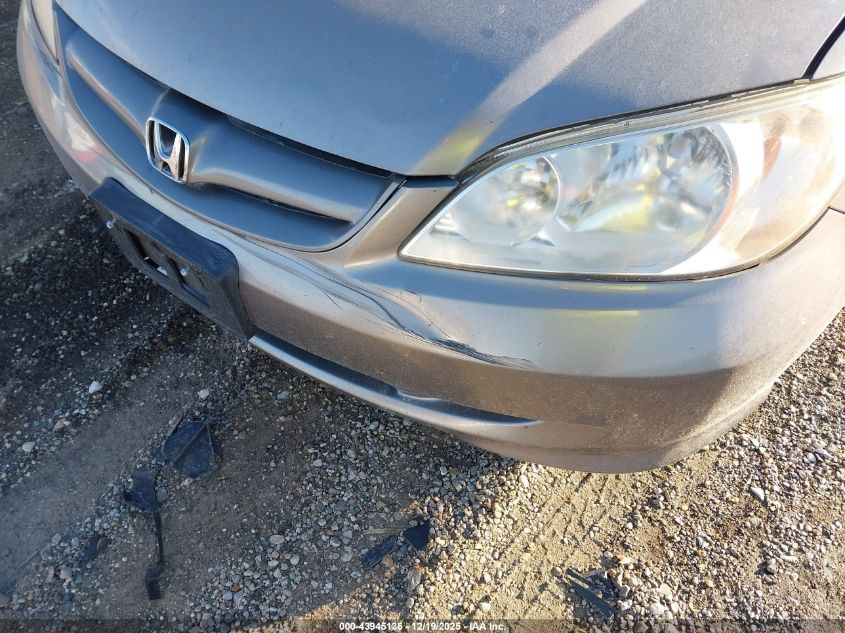 2005 Honda Civic Ex VIN: 2HGES25775H555985 Lot: 43945136