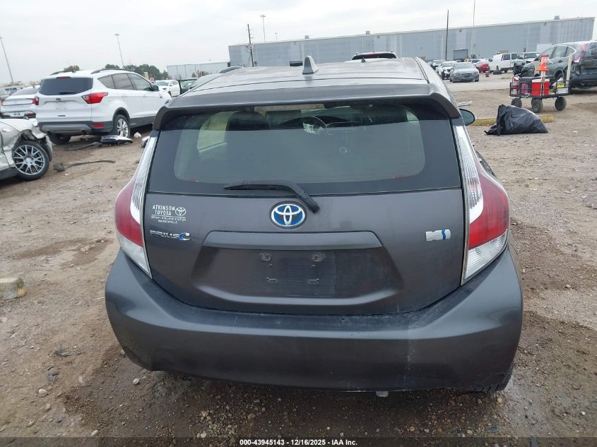 2016 Toyota Prius C One VIN: JTDKDTB35G1124548 Lot: 43945143