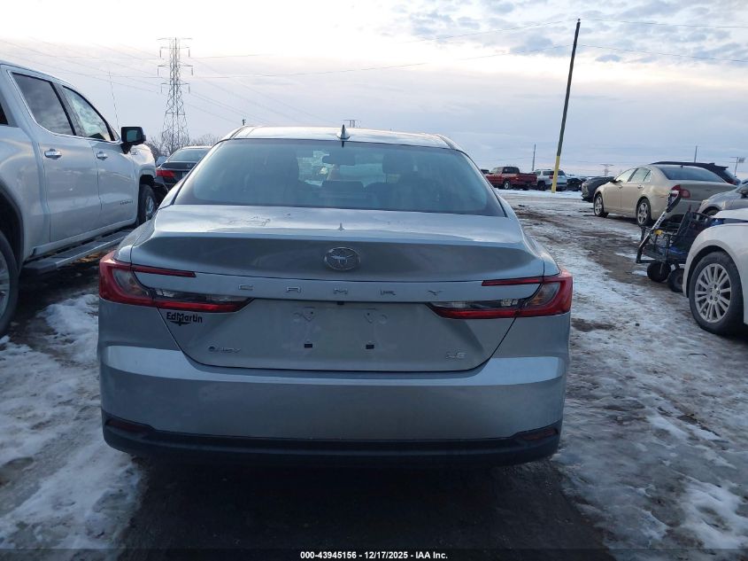 2025 Toyota Camry Le VIN: 4T1DAACK0SU201163 Lot: 43945156