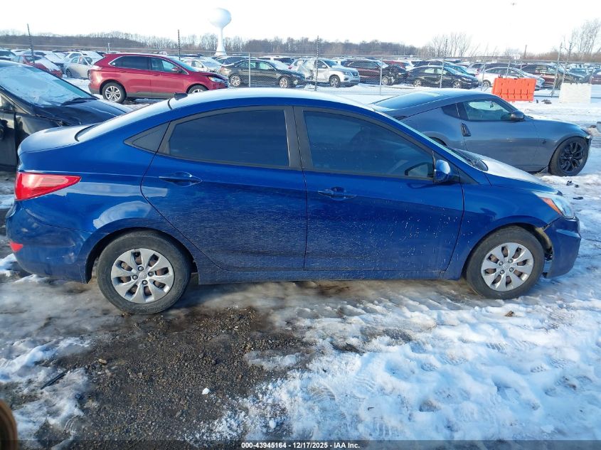 2017 Hyundai Accent Se VIN: KMHCT4AE1HU238400 Lot: 43945164