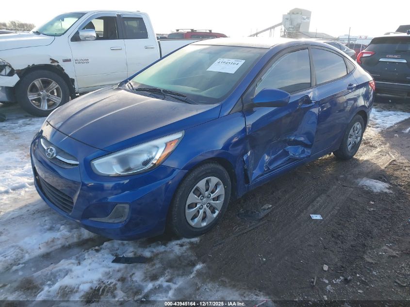 2017 Hyundai Accent Se VIN: KMHCT4AE1HU238400 Lot: 43945164