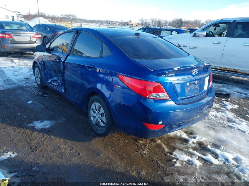 2017 Hyundai Accent Se VIN: KMHCT4AE1HU238400 Lot: 43945164