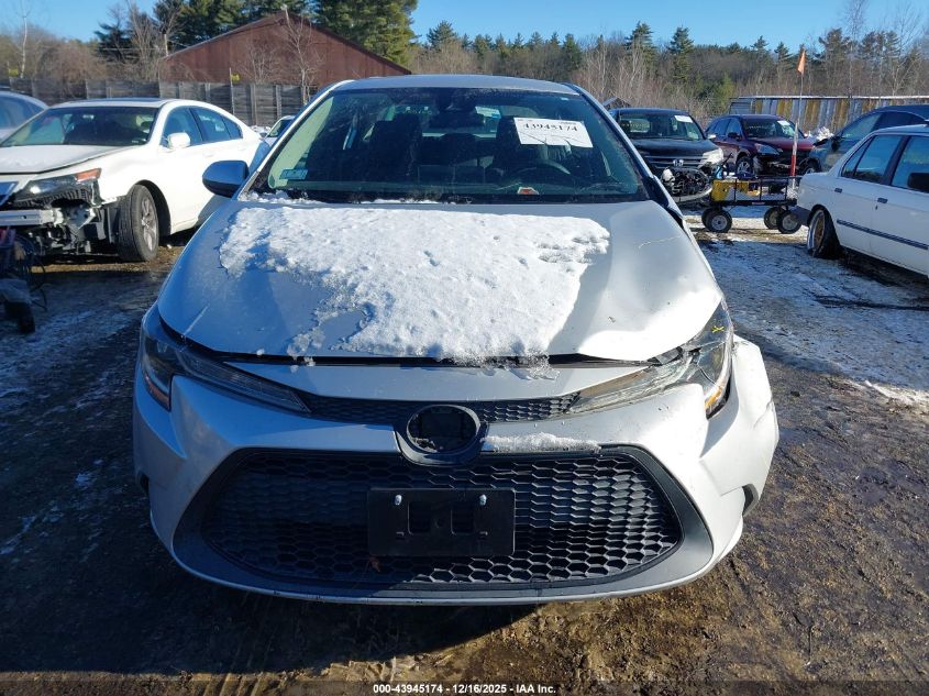 2020 Toyota Corolla Le VIN: 5YFEPRAE1LP082038 Lot: 43945174