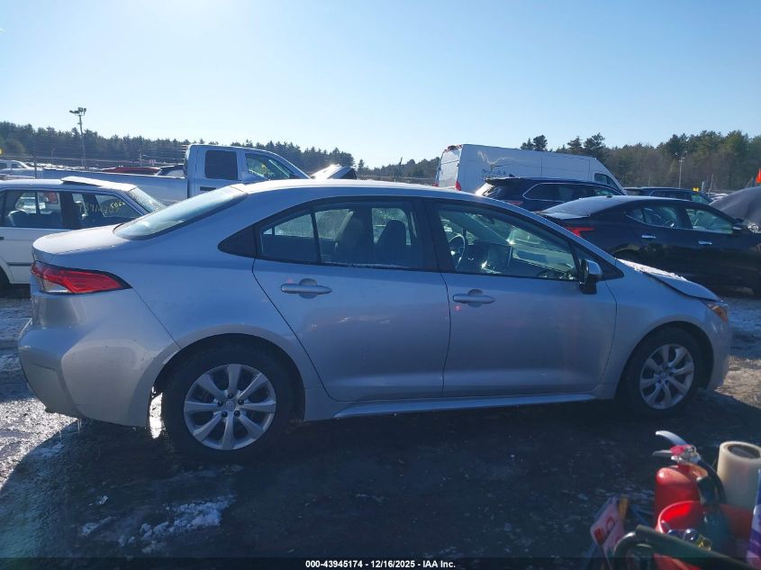 2020 Toyota Corolla Le VIN: 5YFEPRAE1LP082038 Lot: 43945174