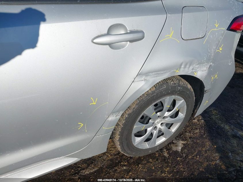 2020 Toyota Corolla Le VIN: 5YFEPRAE1LP082038 Lot: 43945174