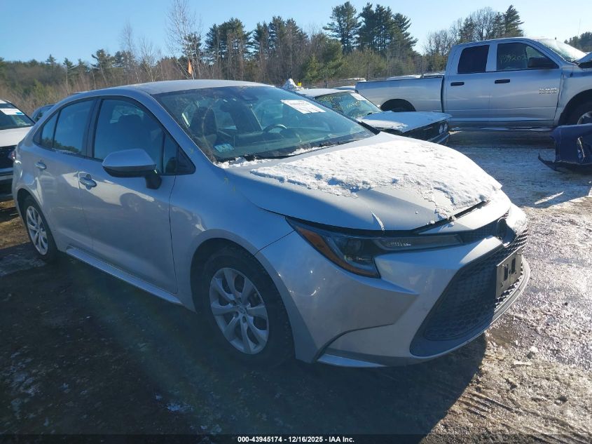 2020 Toyota Corolla Le VIN: 5YFEPRAE1LP082038 Lot: 43945174