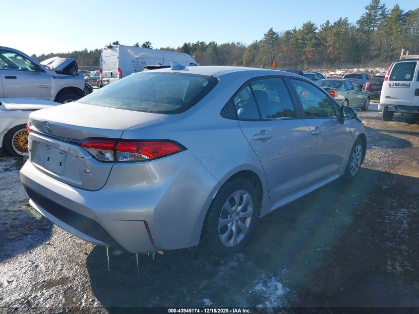 2020 Toyota Corolla Le VIN: 5YFEPRAE1LP082038 Lot: 43945174