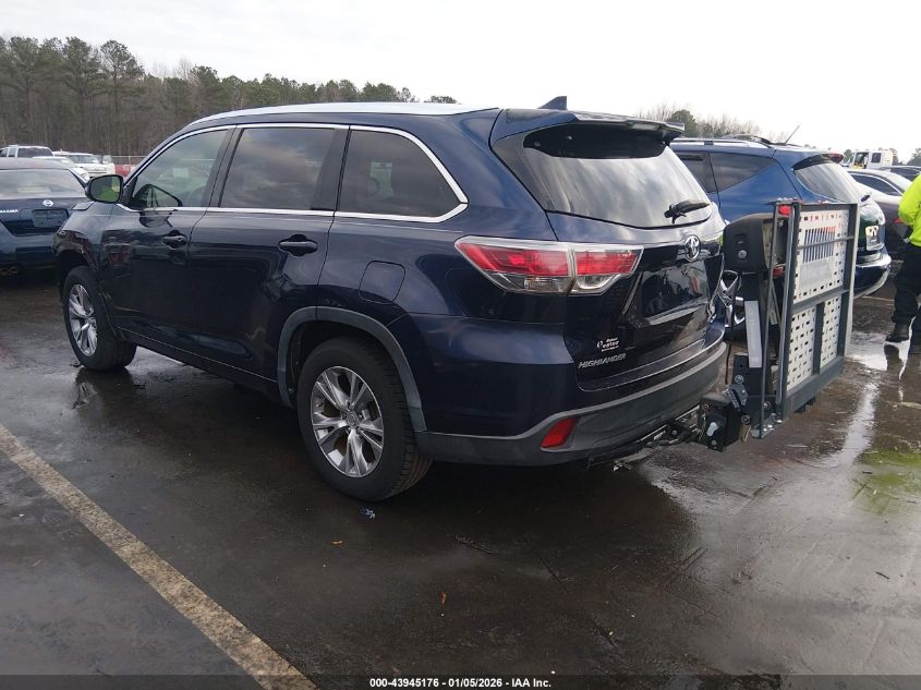 2015 Toyota Highlander Xle V6