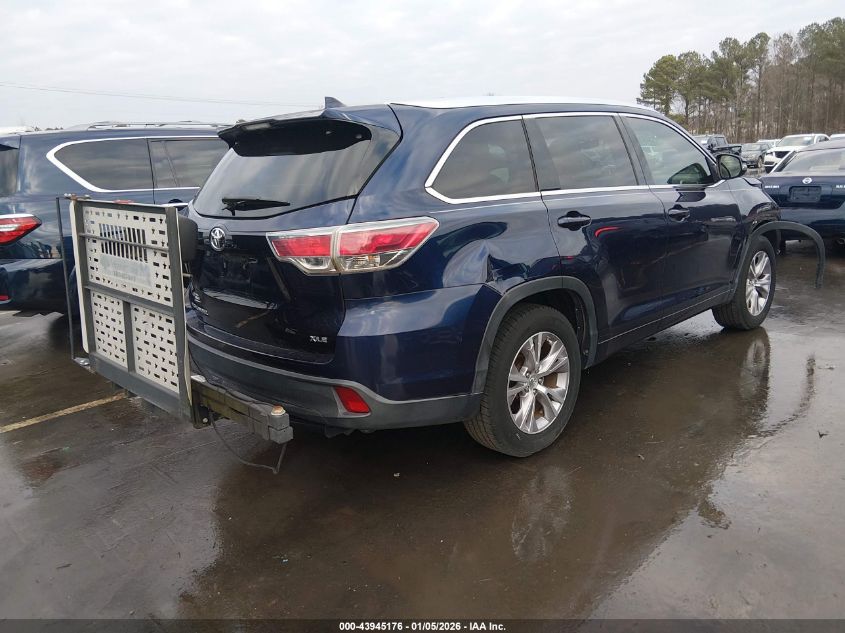 2015 Toyota Highlander Xle V6