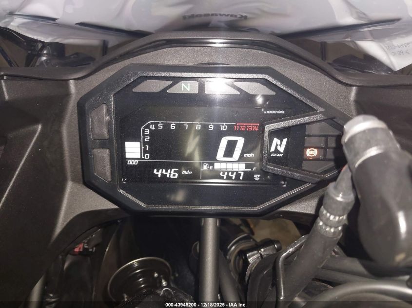 2025 Kawasaki Ex500 VIN: ML5EXGG14SDA51664 Lot: 43945200