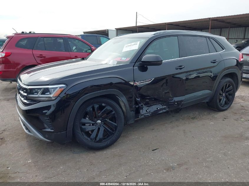 2022 Volkswagen Atlas Cross Sport 2.0T Se W/Technology VIN: 1V2JC2CA6NC230495 Lot: 43945204