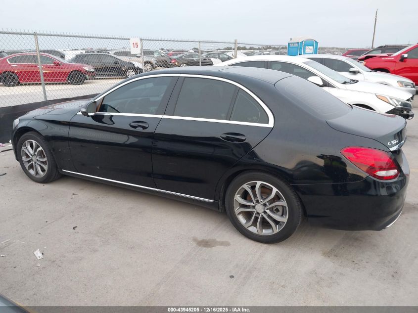 2017 Mercedes-Benz C 300 VIN: 55SWF4JB6HU200327 Lot: 43945205