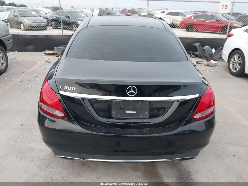 2017 Mercedes-Benz C 300 VIN: 55SWF4JB6HU200327 Lot: 43945205
