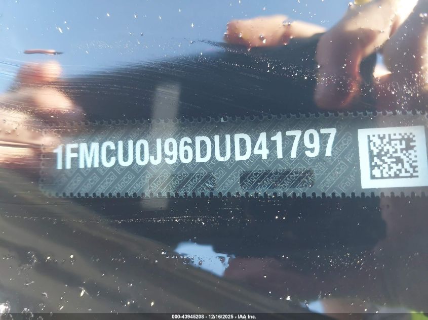 2013 Ford Escape Titanium VIN: 1FMCU0J96DUD41797 Lot: 43945208