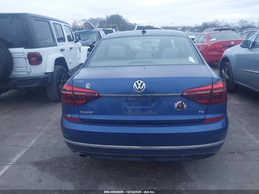 2017 Volkswagen Passat 1.8T R-Line VIN: 1VWDT7A37HC059533 Lot: 43945209