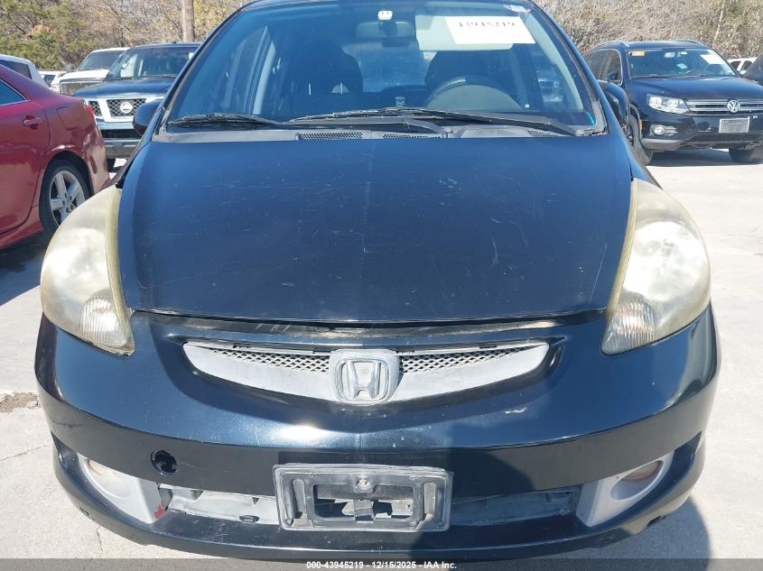 2008 Honda Fit Sport VIN: JHMGD38668S068427 Lot: 43945219