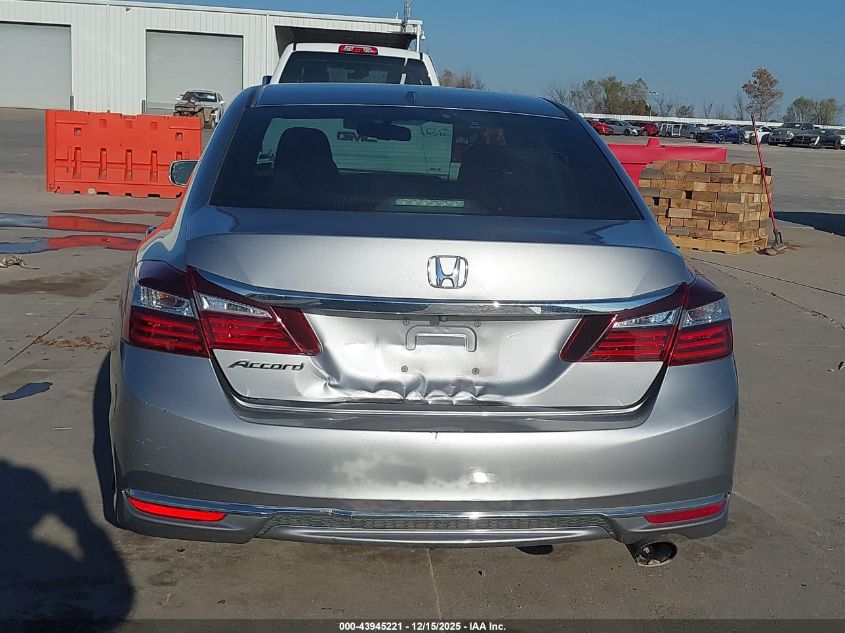 2017 Honda Accord Ex-L VIN: 1HGCR2F86HA020417 Lot: 43945221