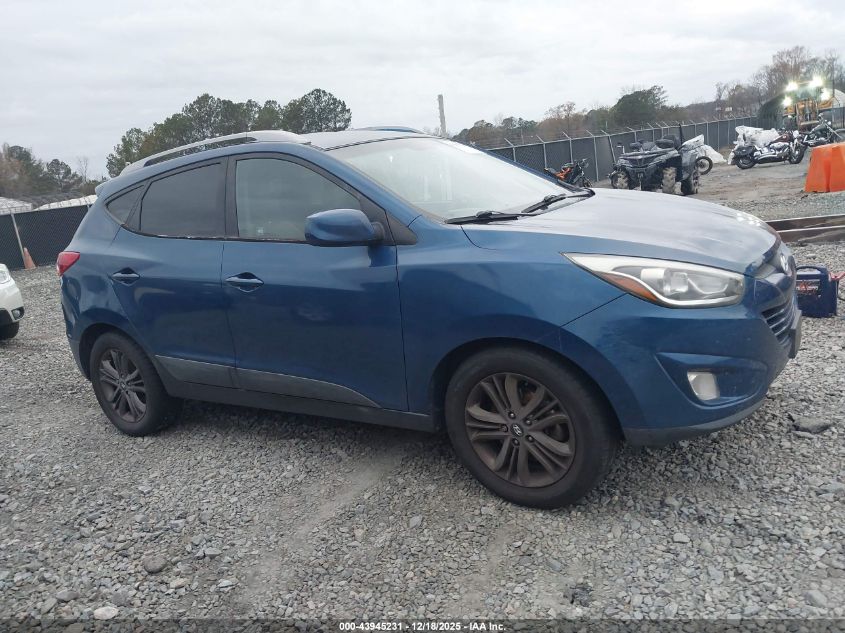 2014 Hyundai Tucson Se VIN: KM8JUCAG1EU897489 Lot: 43945231