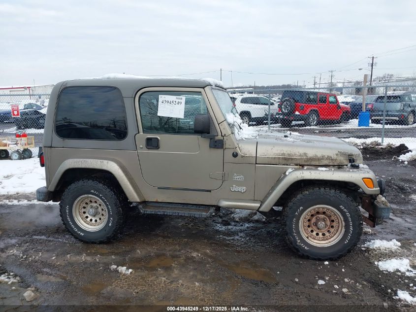 2003 Jeep Wrangler Sahara VIN: 1J4FA59S73P326036 Lot: 43945249