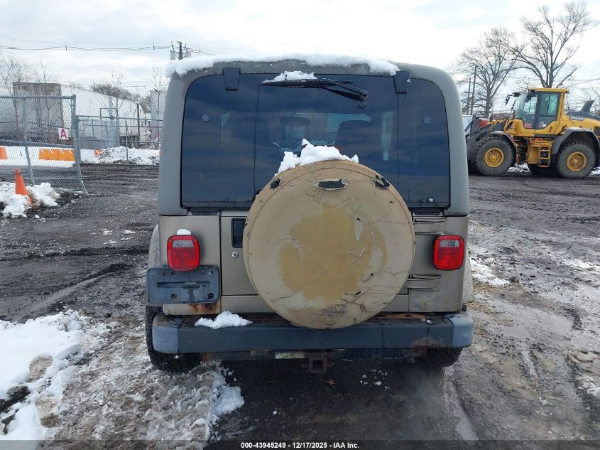 2003 Jeep Wrangler Sahara VIN: 1J4FA59S73P326036 Lot: 43945249