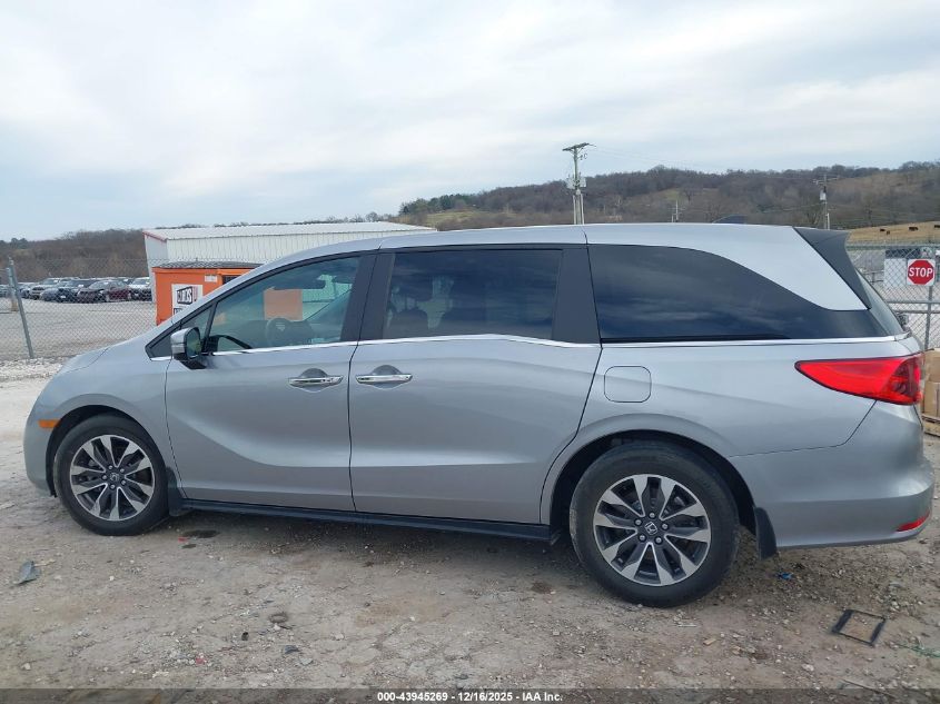 2022 Honda Odyssey Ex-L VIN: 5FNRL6H76NB049408 Lot: 43945269